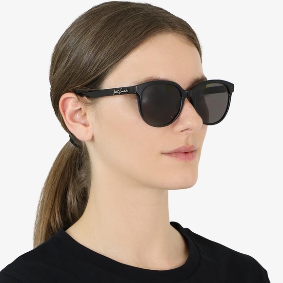 NEW SAINT LAURENT SL317 001 SUNGLASSES SAINT LAURENT SL 317 BLACK - Picture 5 of 12